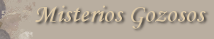 Los Misterios Gozosos