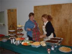 Getting the Buffet ready