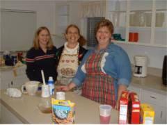 Becky and her kitchen crew