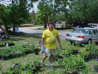 Leland Tip-Toeing Through the Tulips (or maybe Liriope)