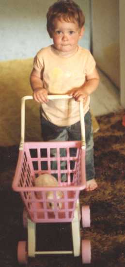 haha, at 2 yr, my feminin side