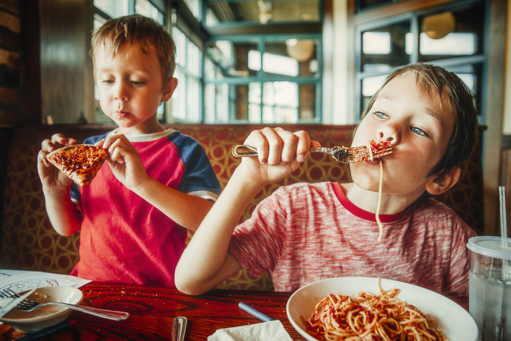 Kids Eating