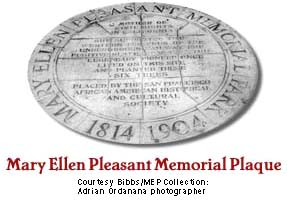 The
M.E. Pleasant Memorial Plaque