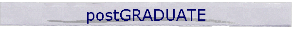 postGRADUATE