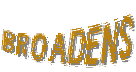 broadens