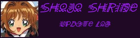 Shojo Shrine - UPDATE LOG