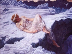 Edward Robert Hughes 1851 Heart of Snow