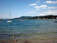 Lake Worthersee from Velden, Austria