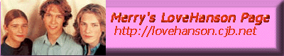 Merry's LoveHanson Page Banner