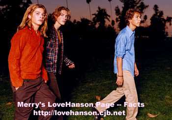 Merry's LoveHanson Page -- 100 Facts of Hanson