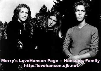 Merry's LoveHanson Page -- Hanson's Family