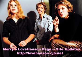 Merry's LoveHanson Page -- Site Updates