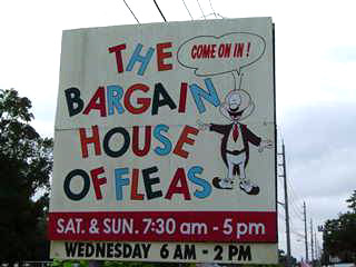 a trip to the flea market