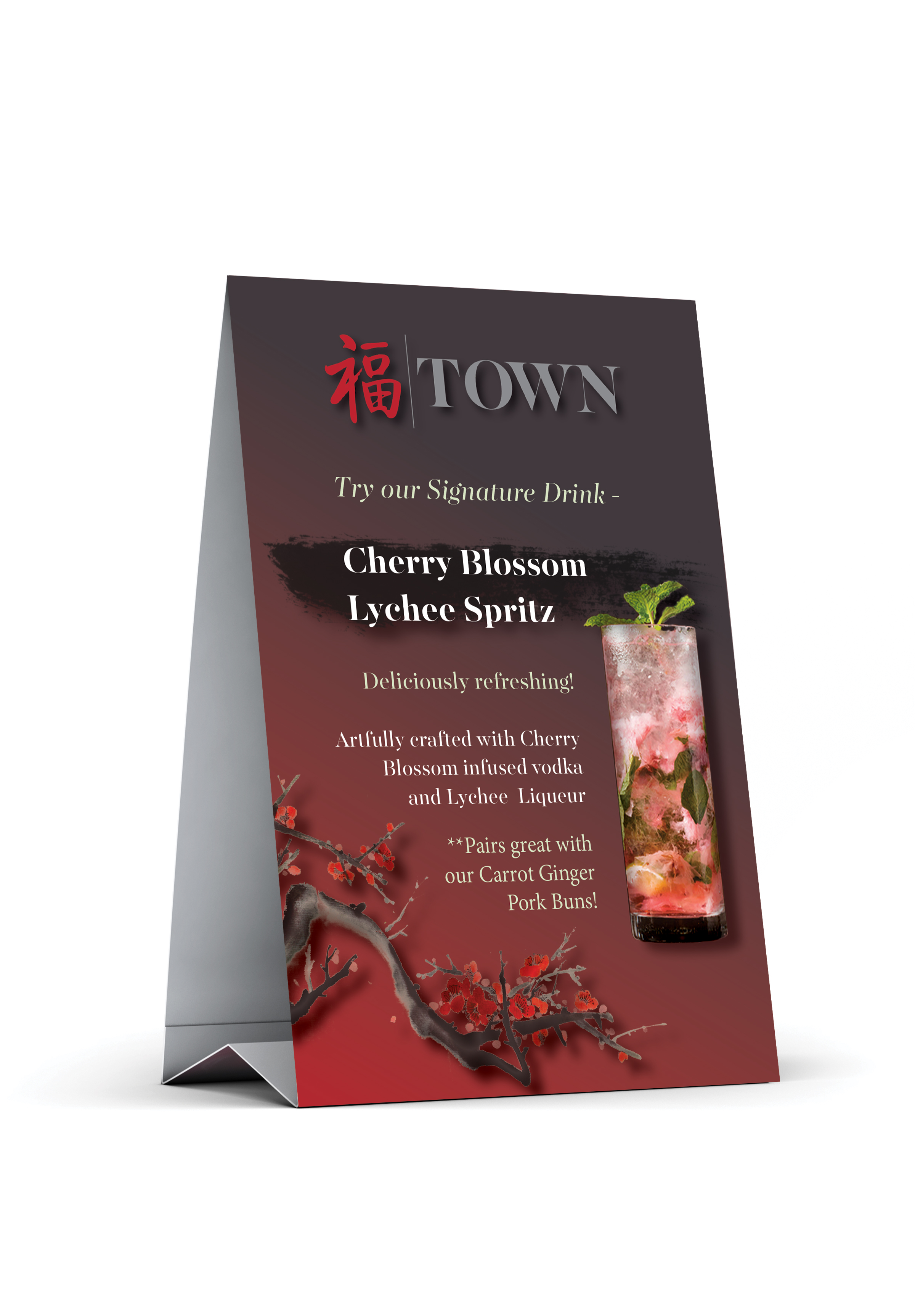 town table tent