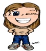 This is another one of my 'Big head' characters, If I'm going to start doing characatures then I'm probably going to have to use this format. I therefore really need to work on personalising facial features. Also I think I'm getting better at hair highlights, which are kinda difficult.