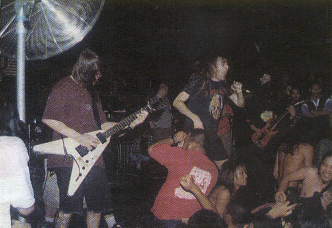 Napalm sewaktu Gig di KL!!