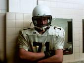 Brandon's football pose