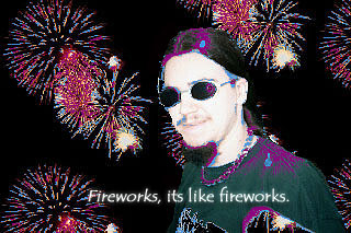 When I first saw him, I saw fireworks. By: Jayme Lester