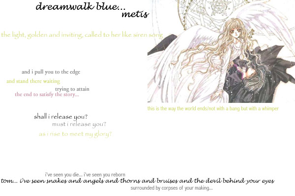 kamui and kotori as tom and metis