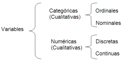 Clasificacion de Variables