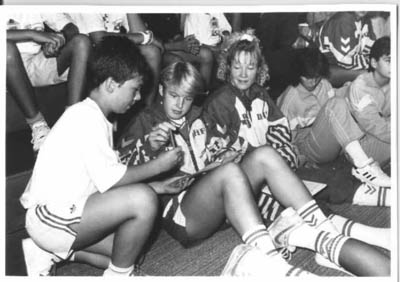 junior VM 91 Camilla og Hoff