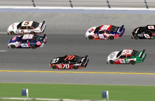 Michael in the #70 on the low side
