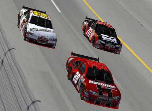 Michael #70 coming through the tri-oval