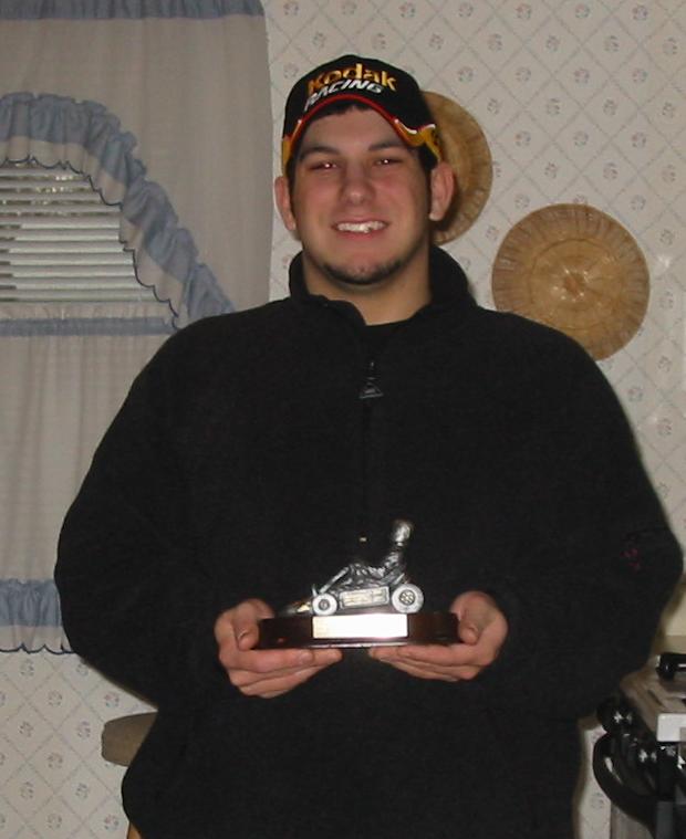 Michael with his second place trophy from BIMP