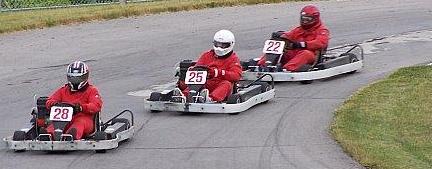 Michael leads them through turn 4