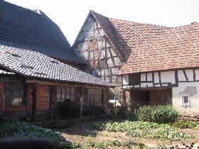 Barn with garden
