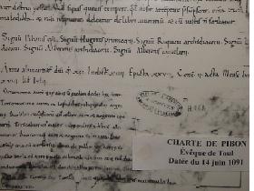 Charter dated 1091
