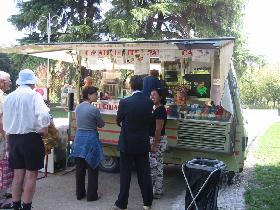 Right side is for serving the tourists