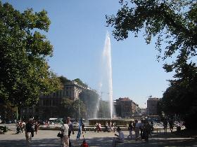 and the fountain