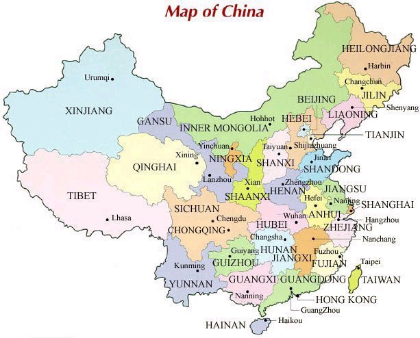 Provinces of China
