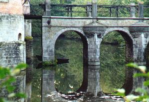 Spiegelbrug in Deinze door Kozze Frank