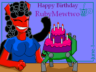 Birthday wishes for RubyMewtwo