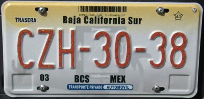 Placa actual / Current plate