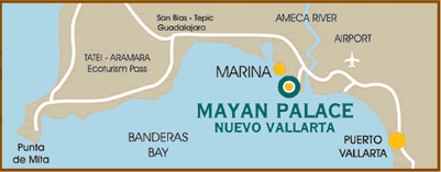 Mayan Palace Nuevo Vallarta Map