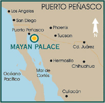 Mayan Palace Puerto Penasco Map