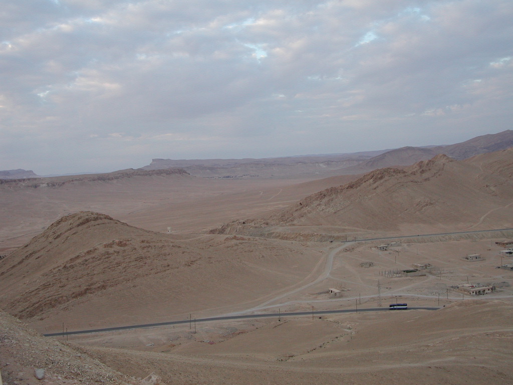 The Syrian Desert, between Damascus and Palmyra