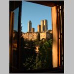 San Gimignano Hostel window view