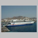 Naxos Chora and high speed ferry