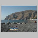 Black beach at Kamari