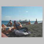 Perissa black beach
