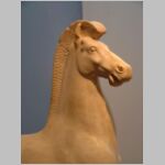Detail of horse in Acropolis museum
