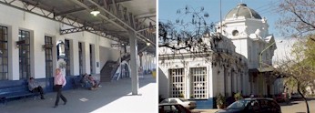 Impecable luce la reconstruida estaci�n Campana de Trenes de Buenos Aires. (Foto cortes�a TBA)