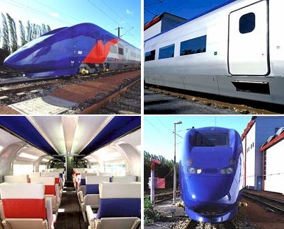 El AGV "Elisa" de Alstom/SNCF/CAF. (fotos cortes�a Alstom)