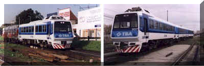 Primeras unidades CML que recibieron la nueva coloraci�n; a la izq. corresponde al servicio a Puerto Madero. (Fotos: J.C. Gonz�lez)