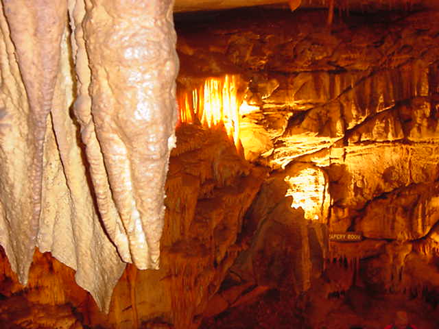 Mike French shoots stalagtites and mites...