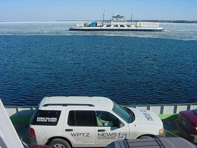 Ferry plus WPTZ truck